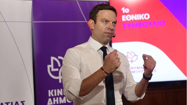 Σ. Κασσελάκης: Πρόεδρος του Κινήματος Δημοκρατίας με 96,84%