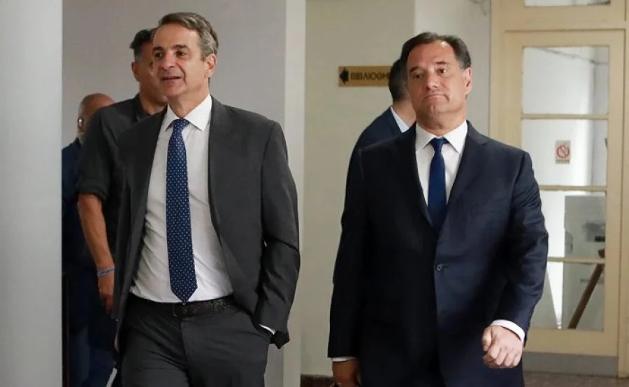 Επίσκεψη Κυριάκου Μητσοτάκη στο Υπουργείο Υγείας