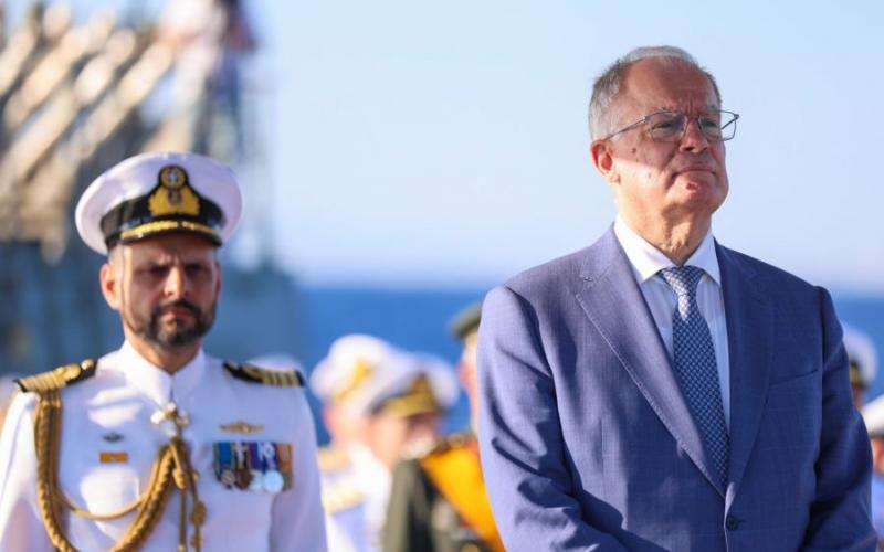 Επιθεώρηση του Στόλου από τον Πρόεδρο της Δημοκρατίας και τον Νίκο Δένδια