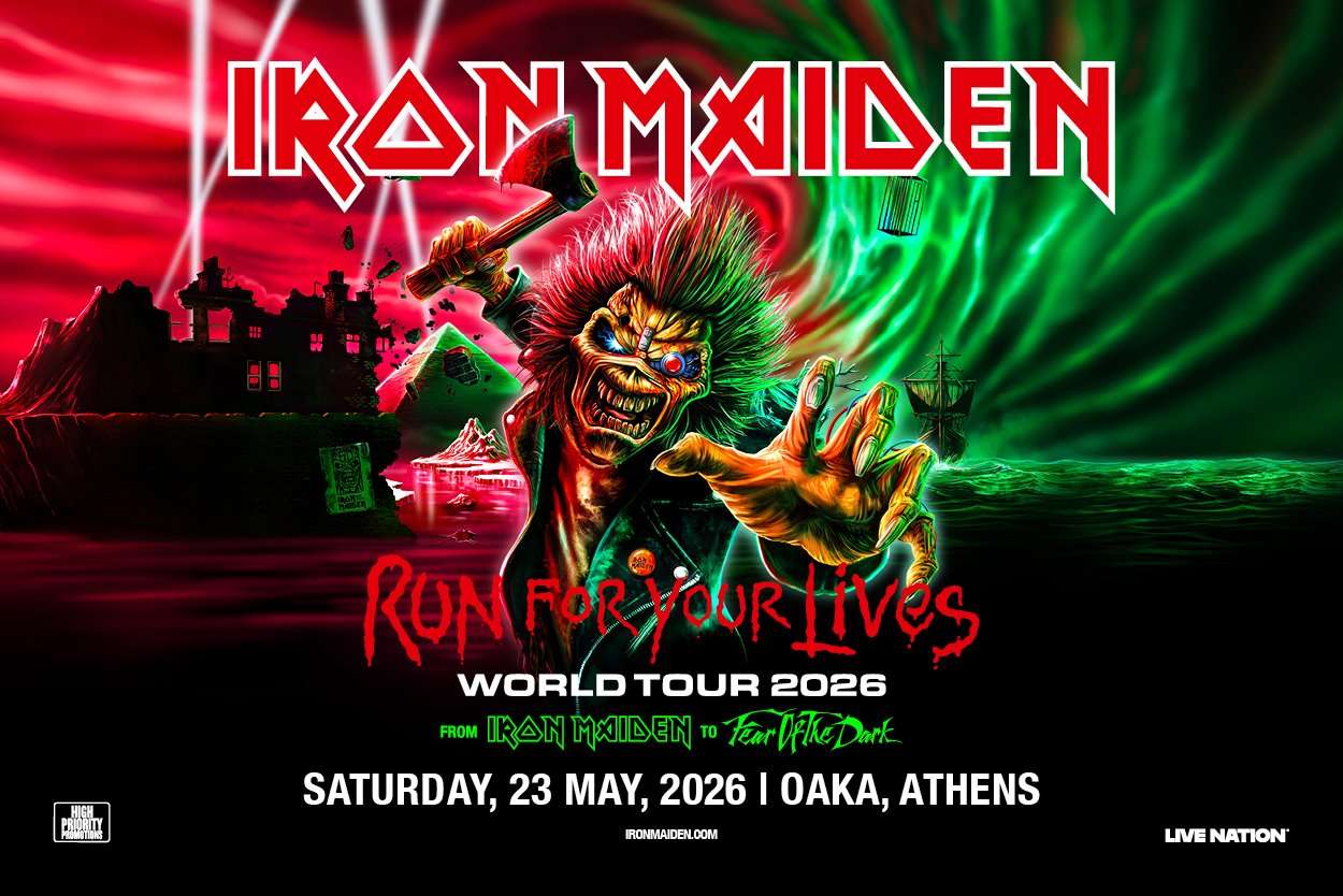 Iron Maiden: Επιστρέφουν στην Αθήνα το 2026