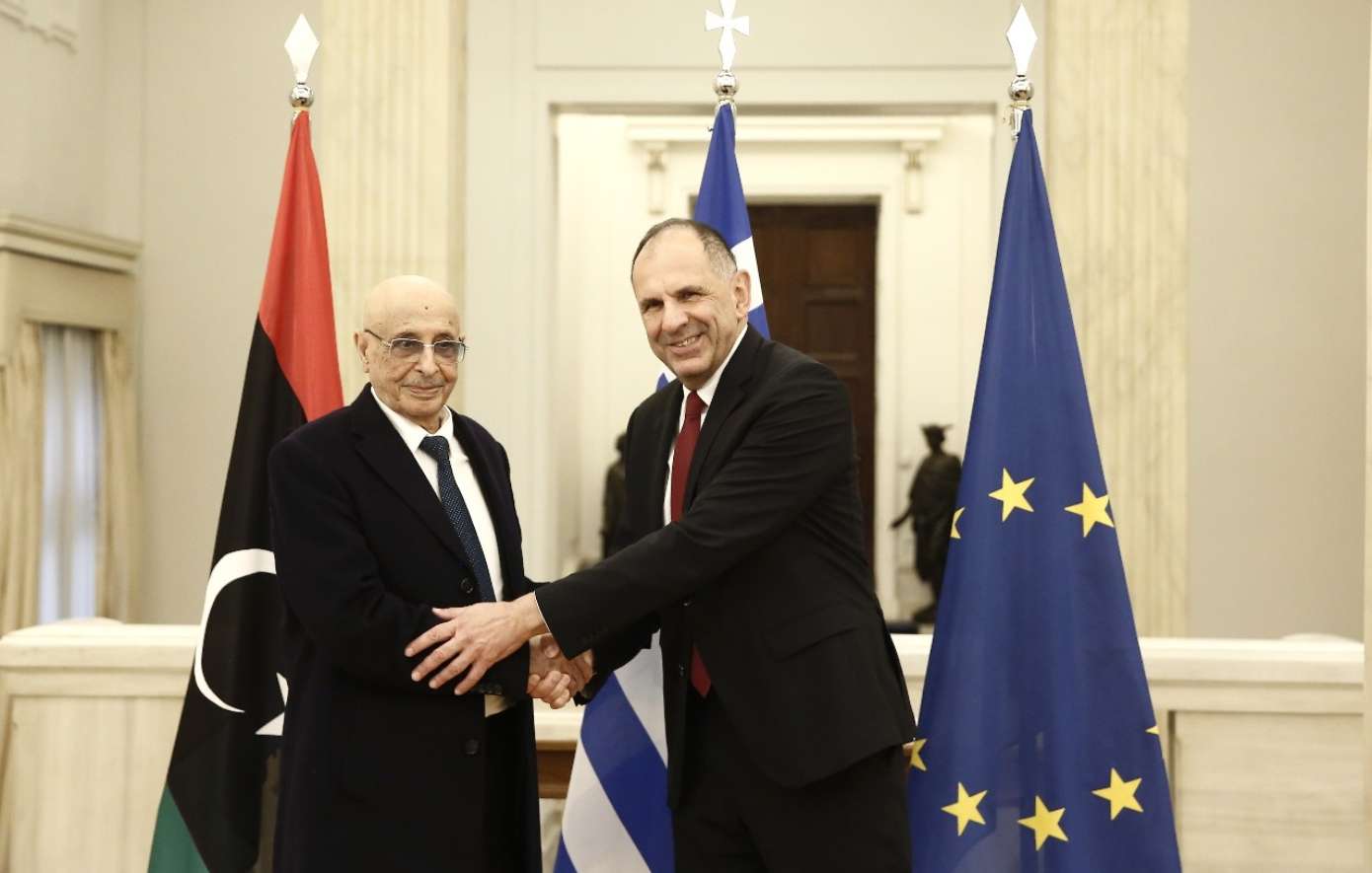 Συνάντηση Γεραπετρίτη με τον Πρόεδρο της Βουλής της Λιβύης