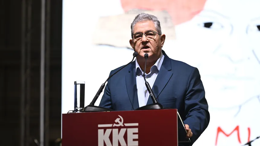 Με ομιλία Κουτσούμπα άνοιξε το 22ο Συνέδριο του ΚΚΕ στο Γαλάτσι