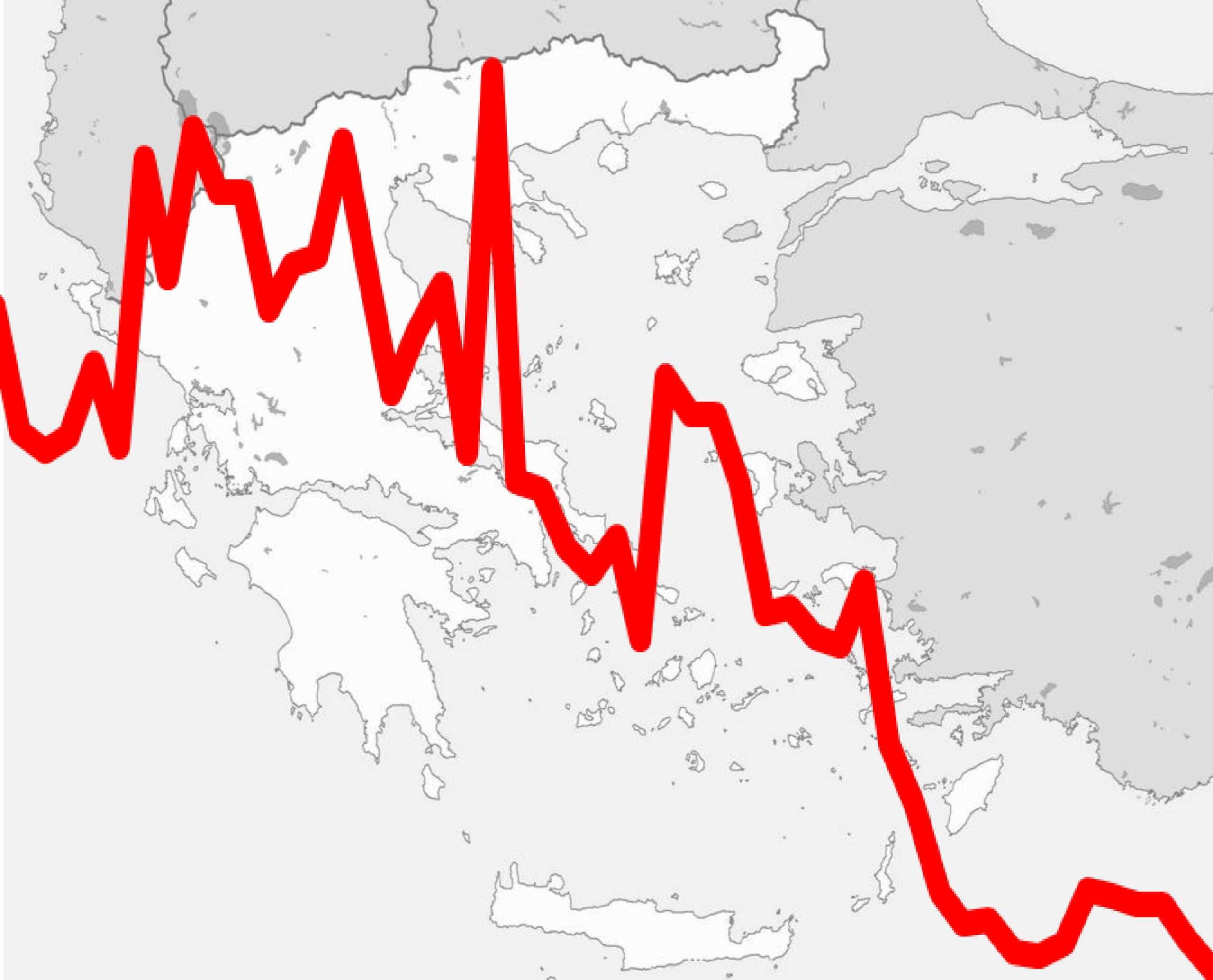 Η Ελλάδα μικραίνει: Η αθόρυβη σχετική πτώση της ελληνικής οικονομίας απέναντι στην Τουρκία