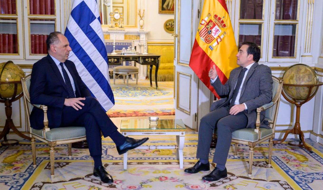 Συνάντηση Γεραπετρίτη στη Μαδρίτη με τον Ισπανό ομόλογό του