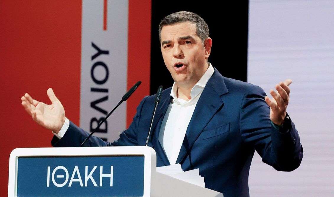 Τσίπρας από Λάρισα: «Μας πουλάνε την ασφάλεια μιας ψευδεπίγραφης σταθερότητας»