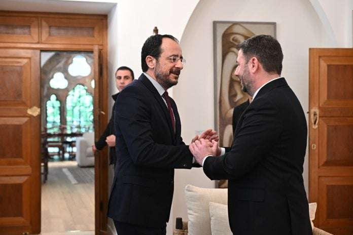 Συνάντηση Ανδρουλάκη – Χριστοδουλίδη στη Λευκωσία