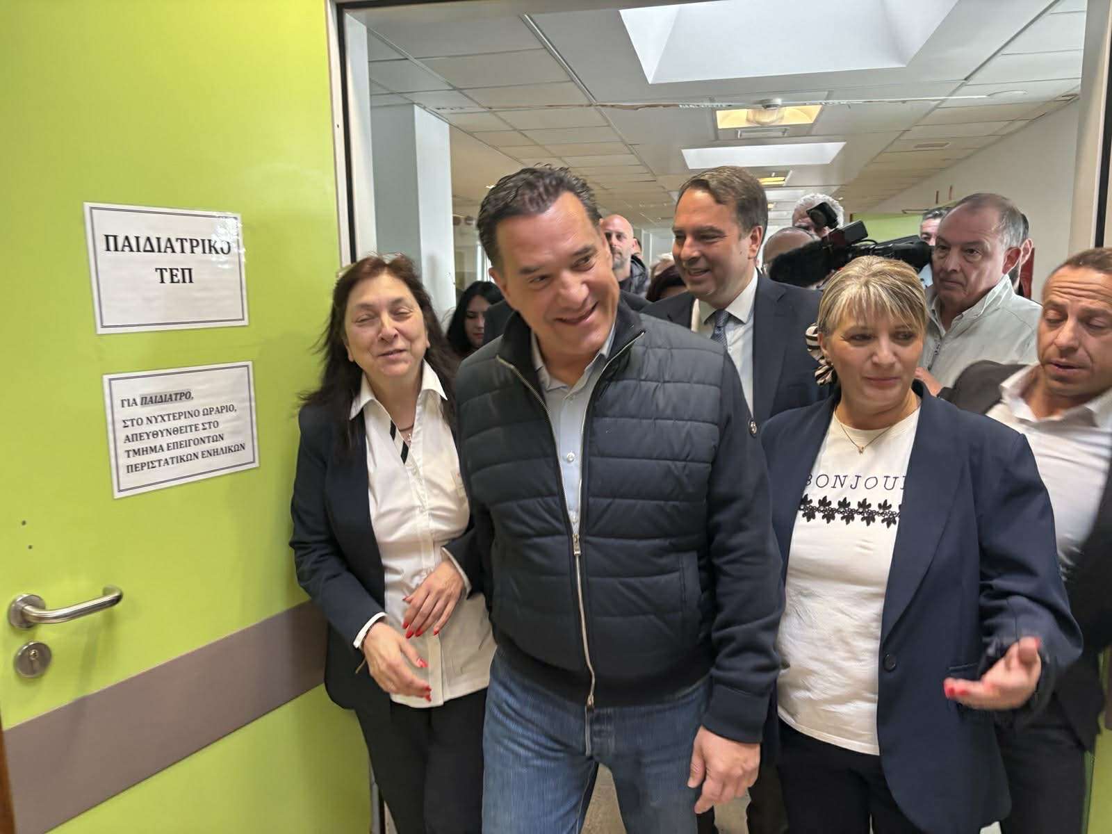 Επίσκεψη Γεωργιάδη στο νοσοκομείο Αγρινίου
